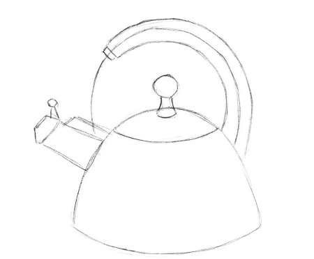 Заварочный чайник карандашом