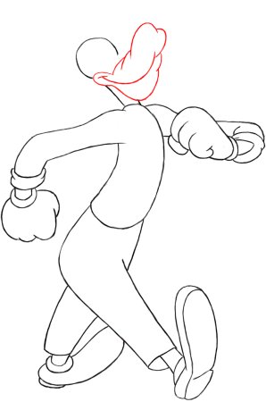 Goofy поза