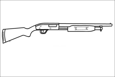 Рисунки карандашом оружие
