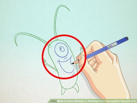 Поэтапное рисование планктон