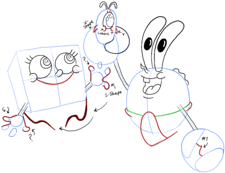 Раскраска Спанч Боб планктон