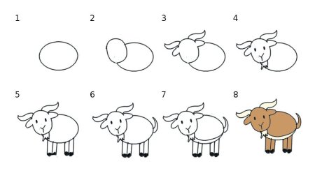 Ферма рисунок карандашом для начинающих