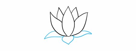 Лотос нарисовать легко