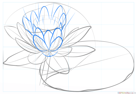Кувшинка рисунок