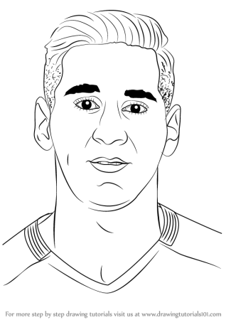 Нарисовать Лионеля Месси