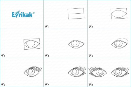 Как нарисовать глаз поэтапно карандашом для начинающих
