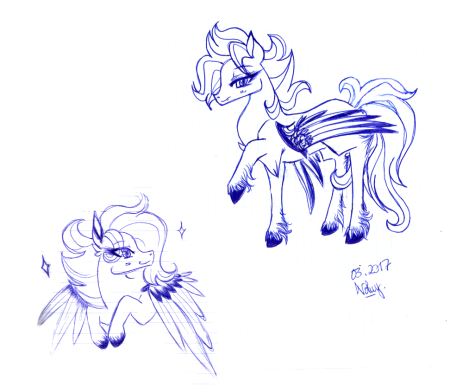 Схема рисования Пегаса