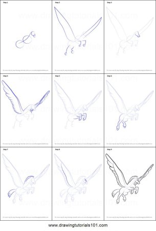 Как нарисовать Пегаса поэтапно