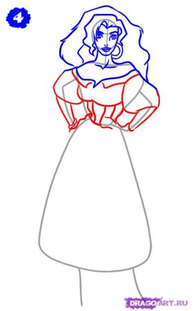 Как нарисовать Эсмеральду