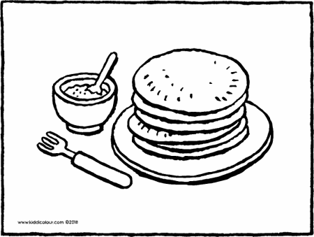 Блины рисунок для а4 для реферата