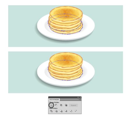 Блинчики рисунок карандашом