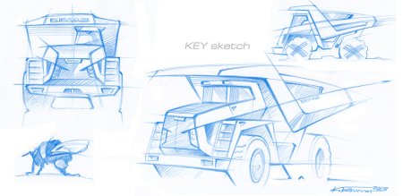 БЕЛАЗ 75131 чертеж