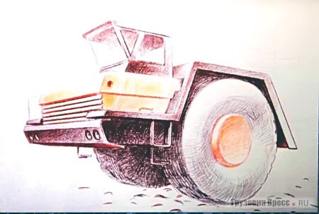 БЕЛАЗ эскиз