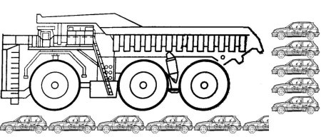 БЕЛАЗ-75710 чертежи