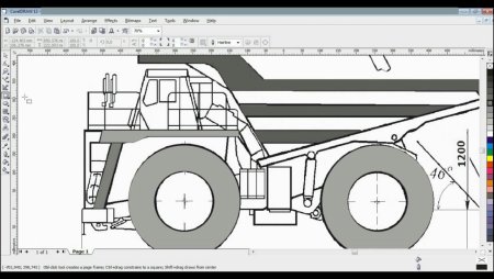 Автокад чертежи БЕЛАЗ 3д