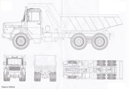 Магирус 290d26 чертежи