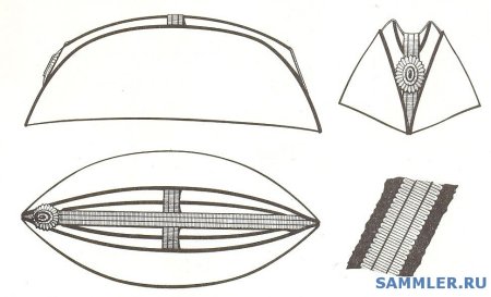 Оригами пилотка