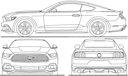 Ford Mustang gt500 Blueprint