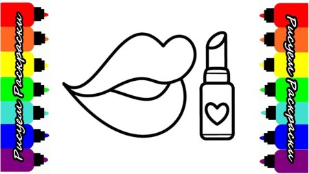 Раскраска помада для губ