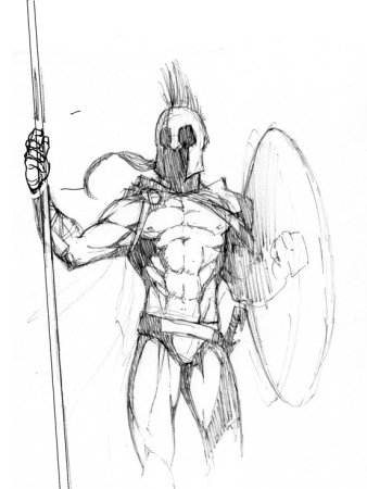 Скетч Спартанец