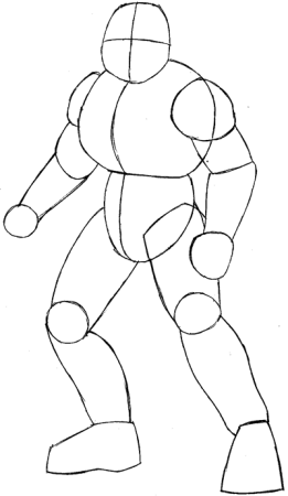 Рисунок спартанца легко по этапам