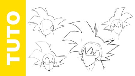 Нарисовать Гоку цветом