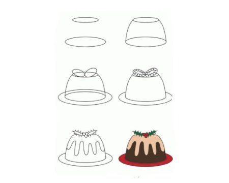 Cupcake draw easy