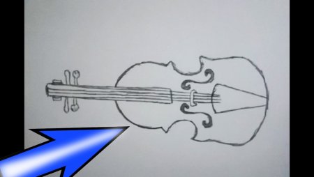 Скрипка рисунок поэтапно (50 фото)