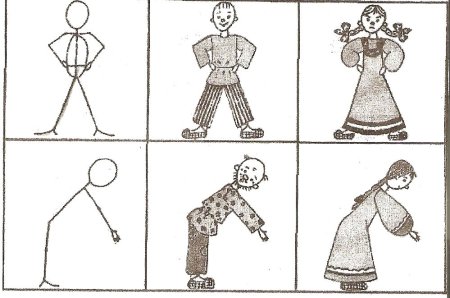 Рисование человека для дошкольников