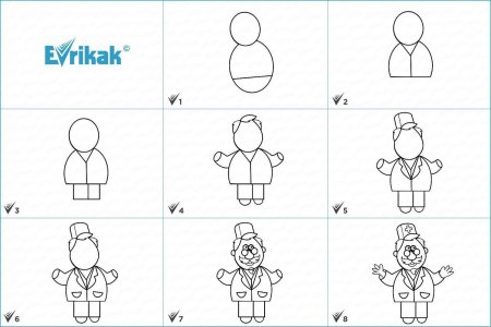 Схема рисования человека в старшей группе