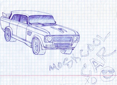 Рисунок мотоцикла карандашом для начинающих