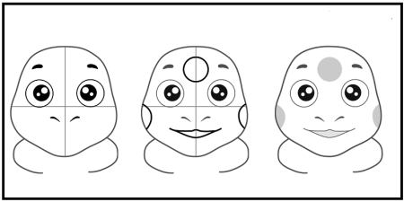 Поэтапное рисование Лунтика