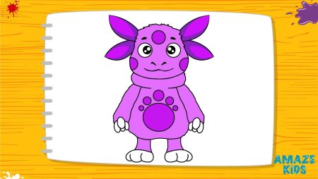 Уроки рисования Лунтик