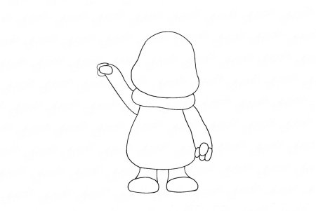 Как рисовать Лунтика поэтапно