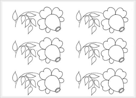 Рисование в подг гр ветка рябины