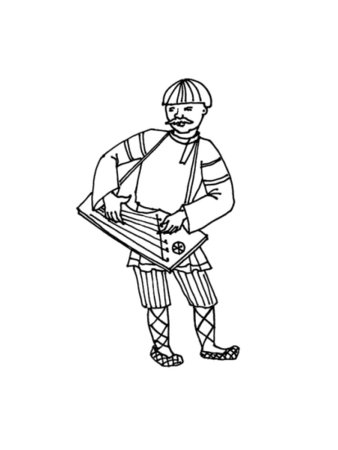 Садко раскраска для детей