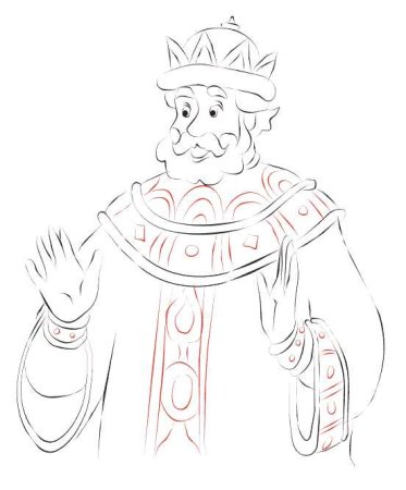 Царь Салтан рисунок