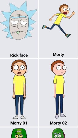 Рик и Морти рисовка