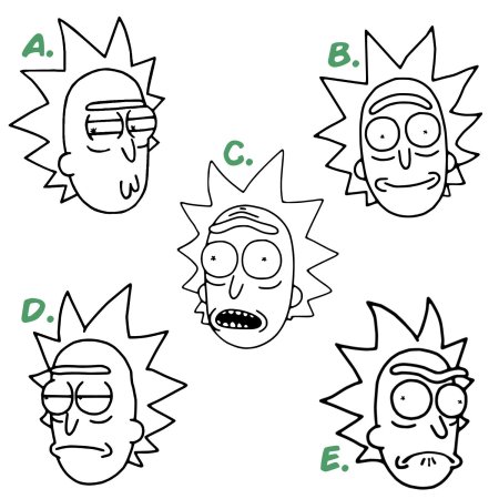 Рисунки для срисовки Рика и Марти