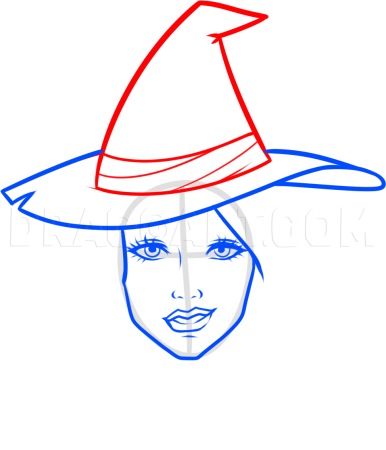 Рисунки для срисовки ведьмочка