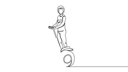 Трюковой самокат рисунок карандашом