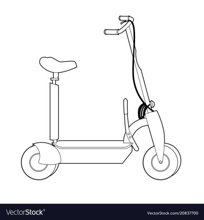 Самокат для рисования