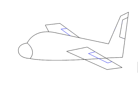Рисование самолет
