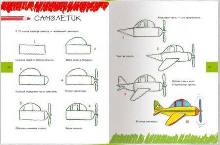 Туториал как рисовать самолет