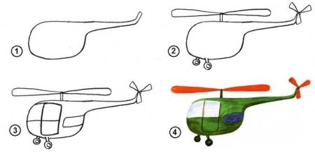 Нарисовать самолет пассажирский