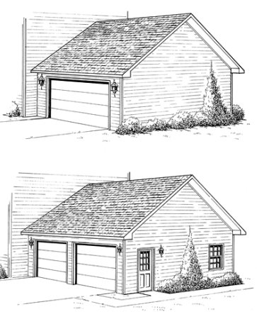 Гараж рисунок