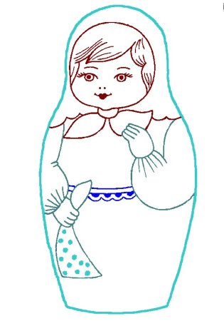 Пошаговое рисование человека для детей