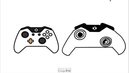 Геймпад Xbox 360 раскраска