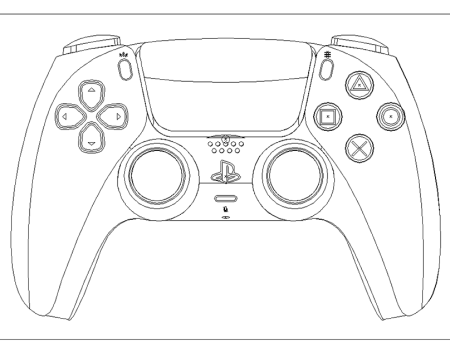 Геймпад ПС 4 карандашом