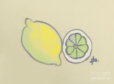 Лайм рисунок в тетради